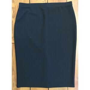 Vince Camuto Black Pencil Work Skirt XS 30" Waist 24" Knee Length